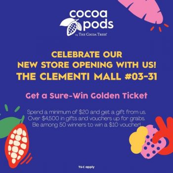 24-Aug-2022-Onward-The-Cocoa-Trees-Cocoa-Pods-Promotion1-350x350 24 Aug 2022 Onward: Cocoa Pods The Clementi Mall Opening Promotion