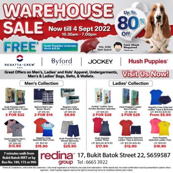 25-Aug-4-Sep-2022-Hush-Puppies-Apparel-Warehouse-Sale-Up-To-80-OFF-350x350 25 Aug-4 Sep 2022: Hush Puppies Apparel Warehouse Sale Up To 80% OFF