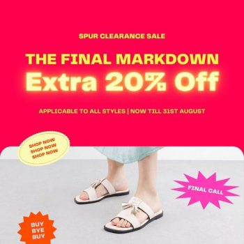 29-31-Aug-2022-SPUR-extra-20-off-Promotion-350x350 29-31 Aug 2022: SPUR extra 20% off Clearance Sale