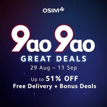 29-Aug-11-Sep-2022-OSIM-9.9-Savings-Gao-Gao-Sale-350x350 29 Aug-11 Sep 2022: OSIM 9.9 “Savings Gao Gao” Sale