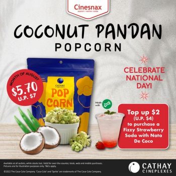 3-Aug-2022-Onward-Cathay-Cineplexes-Coconut-Pandan-Popcorn-Promotion-350x350 3 Aug 2022 Onward: Cathay Cineplexes Coconut Pandan Popcorn Promotion