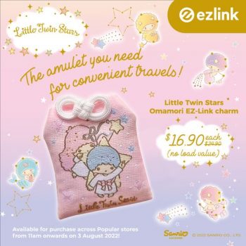 3-Aug-2022-Onward-EZ-Link-Little-Twin-Stars-Omamori-Promotion-350x350 3 Aug 2022 Onward: EZ-Link Little Twin Stars Omamori Promotion