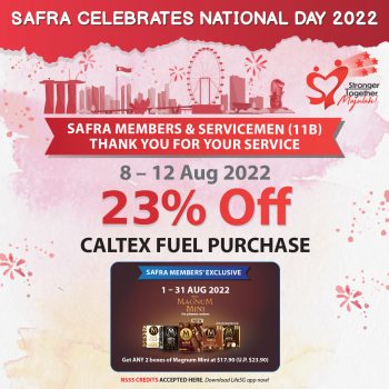 8-12-Aug-2022-SAFRA-Deals-Caltex-23-fuel-discount-Promotion-350x350 8-12 Aug 2022:  SAFRA Deals Caltex 23% fuel discount Promotion