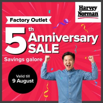 8-9-Aug-2022-Harvey-Norman-Factory-Outlets-5th-anniversary-Promotion-350x350 8-9 Aug 2022: Harvey Norman Factory Outlet’s 5th anniversary Promotion