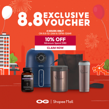 8-Aug-2022-Onward-OG-and-Shopee-8.8-exclusive-voucher-Promotion-350x350 8 Aug 2022 Onward: OG and Shopee 8.8 exclusive voucher Promotion