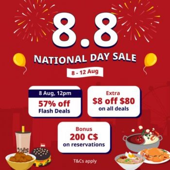 Chope-8.8-National-Day-Sale-350x350 8-12 Aug 2022: Chope 8.8 National Day Sale
