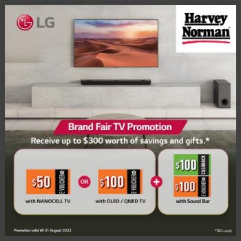 Harvey-Norman-LG-Brand-Fair-TV-Promotion-350x350 15-31 Aug 2022: Harvey Norman LG Brand Fair TV Promotion