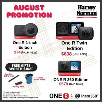 Harvey-Norman-One-R-by-Insta360-August-Promotion-350x350 1-31 Aug 2022: Harvey Norman One R by Insta360 August Promotion