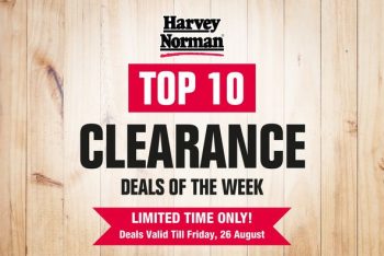 Harvey-Norman-Top-10-Clearance-Deals-350x234 Now till 26 Aug 2022: Harvey Norman Top 10 Clearance Deals