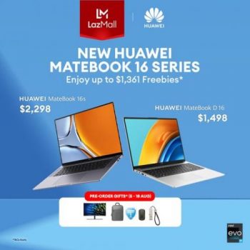 Huawei-Lazada-HUAWEI-MateBook-Pre-Order-Promotion-350x350 15-18 Aug 2022: Huawei Lazada HUAWEI MateBook Pre-Order Promotion