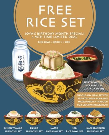Joya-Onsen-Cafe-Free-Rice-Set-Deal-350x433 1 Aug 2022 Onward: Joya Onsen Cafe Free Rice Set Deal