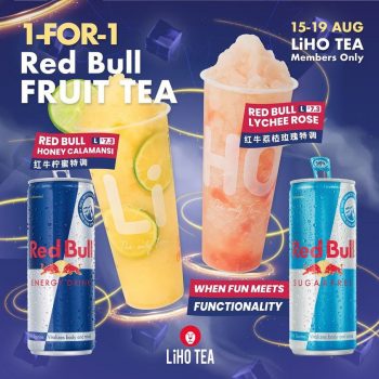 LiHO-1-For-1-Red-Bull-Fruit-Tea-Liho-Tea-Members-Promotion-350x350 15-19 Aug 2022: LiHO 1 For 1 Red Bull Fruit Tea Liho Tea Members Promotion