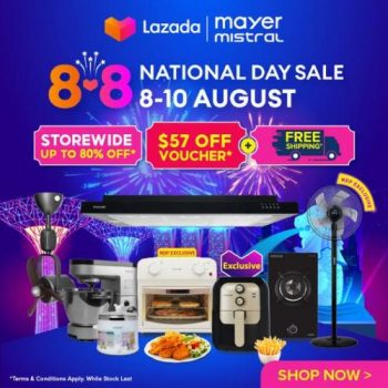 Mayer-Mistral-Lazada-8.8-National-Day-Sale-Up-To-80-OFF-350x350 8-10 Aug 2022: Mayer & Mistral Lazada 8.8 National Day Sale Up To 80% OFF