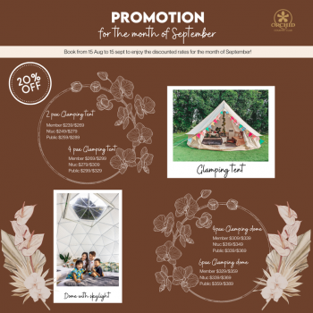 Orchid-Country-Club-Glamping-Tent-Promotion-350x350 19 Aug 2022 Onward: Orchid Country Club Glamping Tent Promotion