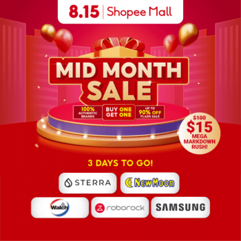 Shopee-Mall-Mid-Month-Sale-350x350 15 Aug 2022: Shopee Mall Mid Month Sale