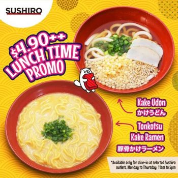 Sushiro-Lunch-Time-Promo-350x350 1 Aug 2022 Onward: Sushiro Lunch Time Promo