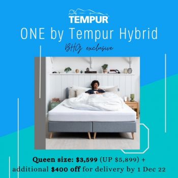Tempur-The-ONE-in-Queen-Size-BHG-Exclusive-Promotion-350x350 9 Aug 2022 Onward: Tempur The ONE in Queen-Size BHG Exclusive Promotion