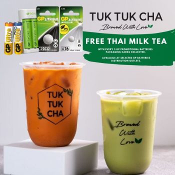 Tuk-Tuk-Cha-Free-Thai-Milk-Tea-or-Thai-Green-Milk-Tea-Promotion-350x350 15 Aug-31 Oct 2022: Tuk Tuk Cha Free Thai Milk Tea or Thai Green Milk Tea Promotion