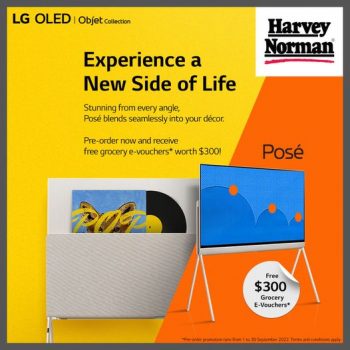 1-30-Sep-2022-Harvey-Norman-The-LG-OLED-Objet-Collection-Posé-Promotion-350x350 1-30 Sep 2022: Harvey Norman The LG OLED Objet Collection (Posé) Promotion