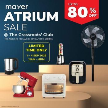 1-4-Sep-2022-Mayer-Atrium-Sale-Up-To-80-OFF-at-The-Grassroots-Club-350x350 1-4 Sep 2022: Mayer Atrium Sale Up To 80% OFF at The Grassroots' Club