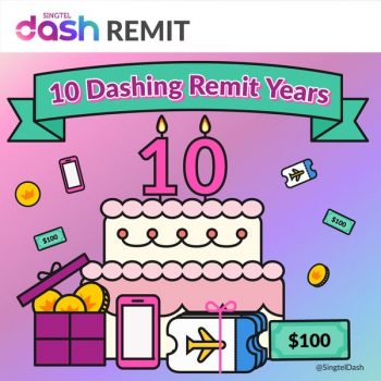 1-Sep-31-Dec-2022-Singtel-Dash-Dash-Remits-10th-Birthday-Promotion-350x350 1 Sep-31 Dec 2022: Singtel Dash Dash Remit’s 10th Birthday Promotion