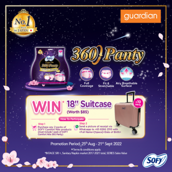 14-21-Sep-2022-SOFY-2-packs-of-SOFY-Comfort-Nite-products-Promotion-350x350 14-21 Sep 2022: SOFY 2 packs of SOFY Comfort Nite products Promotion at Guardian