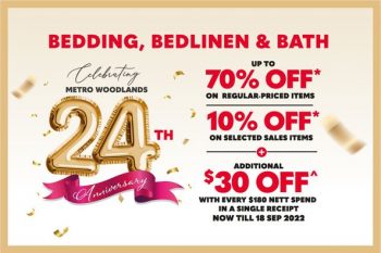 17-18-Sep-2022-METRO-Bedding-Bedlinen-and-Bath-Promotion-350x233 17-18 Sep 2022: METRO Bedding, Bedlinen and Bath Promotion