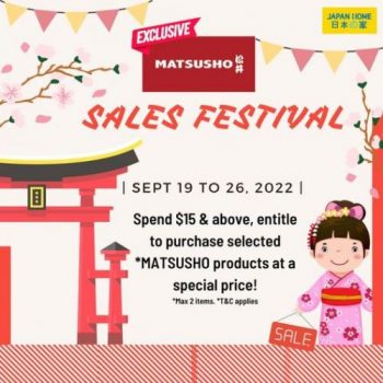 19-26-Sep-2022-Japan-Home-MATSUSHO-Sales-Festival-350x350 19-26 Sep 2022: Japan Home MATSUSHO Sales Festival