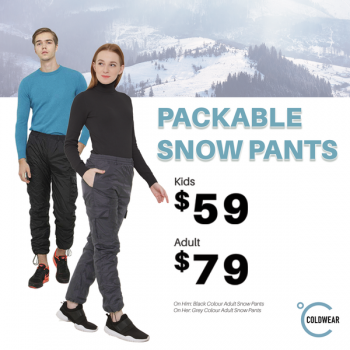 2-Sep-2022-Onward-COLDWEAR-Packable-Snow-Pants-Promotion-350x350 2 Sep 2022 Onward: COLDWEAR Packable Snow Pants Promotion