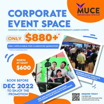 21-Sep-31-Dec-2022-MUCE-Corporate-Event-Space-350x350 21 Sep-31 Dec 2022: MUCE Corporate Event Space