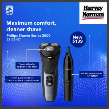 22-Sep-2022-Onward-Harvey-Norman-Philips-Shaver-Series-3000-Promotion-350x350 22 Sep 2022 Onward: Harvey Norman  Philips Shaver Series 3000 Promotion