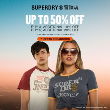 22-Sep-5-Oct-2022-Isetan-50-off-Superdry-Promotion-350x350 22 Sep-5 Oct 2022: Isetan 50% off Superdry Promotion