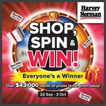 24-Sep-3-Oct-2022-Harvey-Norman-Shop-Spin-Win-Grand-Prize-of-1000-Promotion-350x350 24 Sep-3 Oct 2022: Harvey Norman Shop, Spin & Win Grand Prize of $1000 Promotion