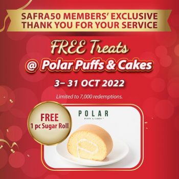 3-31-Sep-2022-SAFRA-Free-Treats-Polar-Puffs-Cakes-Promotion-350x350 3-31 Oct 2022: SAFRA Free Treats Polar Puffs & Cakes Promotion