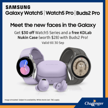 3-Sep-2022-Onward-Challenger-new-Galaxy-Watch5-Series-and-Buds2-Pro-Promotion-350x350 3 Sep 2022 Onward: Challenger new Galaxy Watch5 Series and Buds2 Pro Promotion