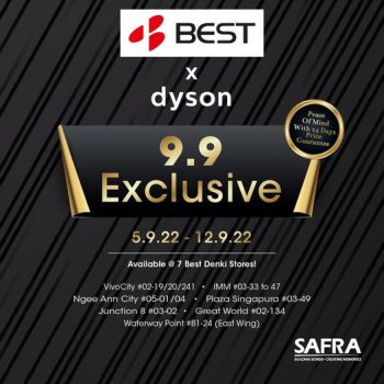 5-12-Sep-2022-SAFRA-Deals-Best-Denki-and-Dyson-9.9-Exclusive-Sales-350x350 5-12 Sep 2022: SAFRA Deals Best Denki and Dyson 9.9 Exclusive Sales