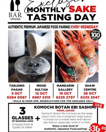 5-26-Oct-2022-Ippudo-Monthly-Sake-Tasting-Day-Promotion-350x438 5-26 Oct 2022: Ippudo Monthly Sake Tasting Day Promotion