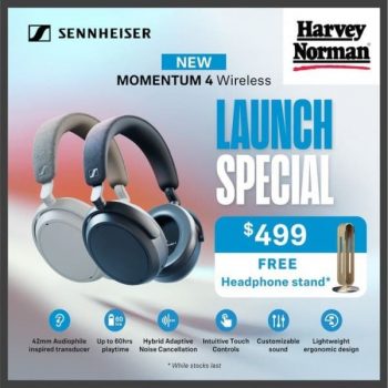 5-Sep-2022-Onward-Harvey-Norman-Sennheiser-Momentum-4-Wireless-Promotion-350x350 5 Sep 2022 Onward: Harvey Norman Sennheiser Momentum 4 Wireless Promotion