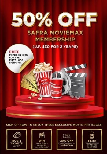 6-Sep-2022-31-Mar-2023-MovieMax-50-off-MovieMax-2-year-membership-Promotion-with-SAFRA-350x501 6 Sep 2022-31 Mar 2023: MovieMax 50% off MovieMax 2-year membership Promotion with SAFRA