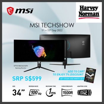 7-13-Sep-2022-Harvey-Norman-MSI-desktops-and-monitors-Promotion1-350x350 7-13 Sep 2022: Harvey Norman MSI desktops and monitors Promotion