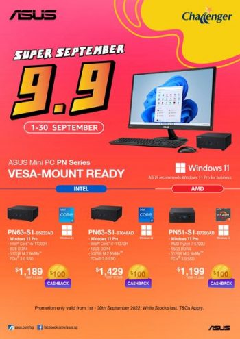 7-30-Sep-2022-Challenger-Asus-9.9-Super-Sale1-350x495 7-30 Sep 2022: Challenger Asus 9.9 Super Sale