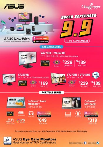 7-30-Sep-2022-Challenger-Asus-9.9-Super-Sale6-350x495 7-30 Sep 2022: Challenger Asus 9.9 Super Sale