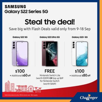 9-18-Sep-2022-Challenger-Samsung-Galaxy-S22-Series-5G-Promotion-350x350 9-18 Sep 2022: Challenger Samsung Galaxy S22 Series 5G Promotion