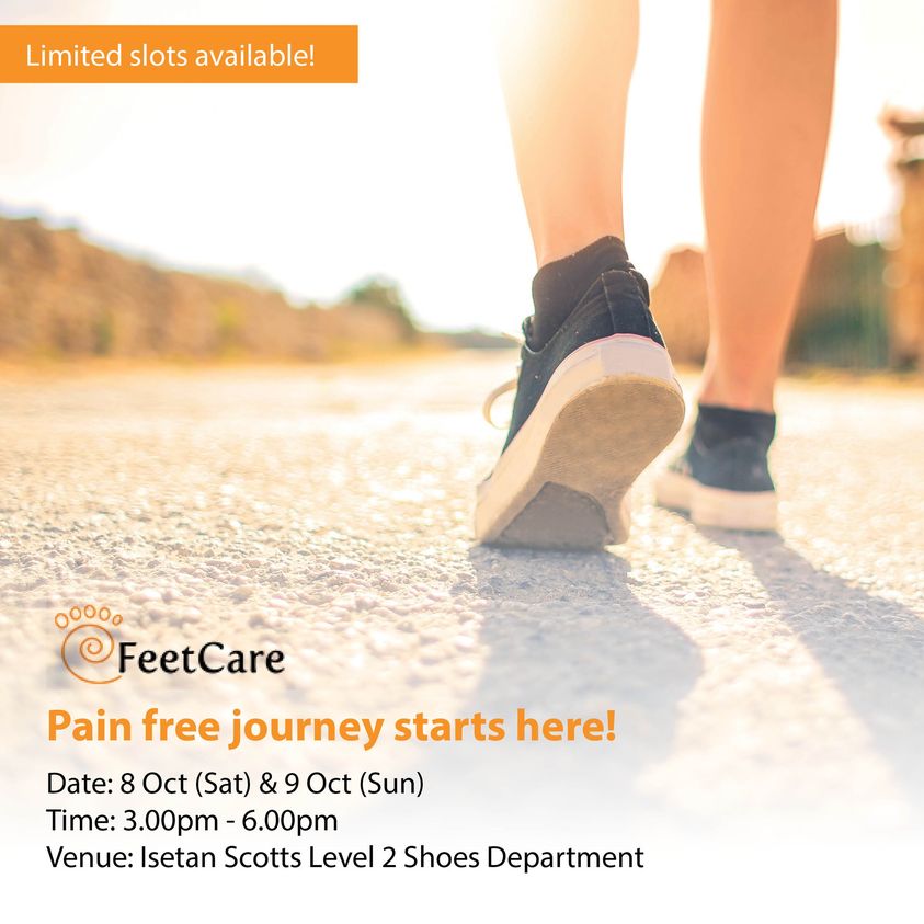 89 Oct 2022 Feet Care Shoe Fitting Assessment at Isetan SG