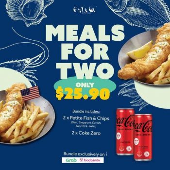 Fish-Co-Meals-For-Two-@-25.90-Promotion-on-GrabFood-and-Foodpanda-350x350 21 Sep 2022 Onward: Fish & Co Meals For Two @ $25.90 Promotion on GrabFood and Foodpanda