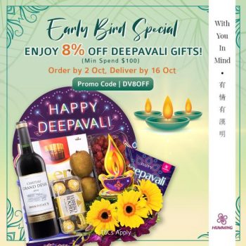 Humming-Flowers-Gifts-Deepavali-Gift-Early-Bird-Promotion-350x350 Now till 2 Oct 2022: Humming Flowers & Gifts Deepavali Gift Early Bird Promotion