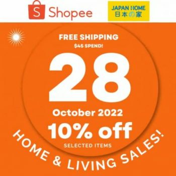 Japan-Home-Shopee-Home-Living-Sale-350x349 28 Oct 2022: Japan Home Shopee Home & Living Sale