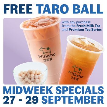 Milksha-Free-Taro-Ball-Deal-350x350 27-29 Sep 2022: Milksha Free Taro Ball Deal