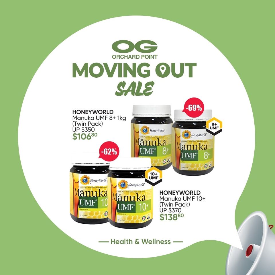 Now till 9 Oct 2022 OG Moving Out Sale at Orchard Point