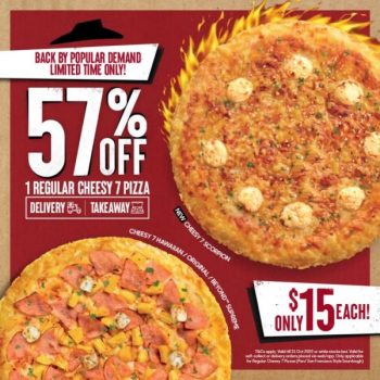 Pizza-Hut-Cheesy-7-Pizza-57-OFF-Promotion-350x350 Now till 31 Oct 2022: Pizza Hut Cheesy 7 Pizza 57% OFF Promotion